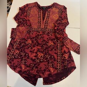 Lucky Brand sz S tunic, loose top excellent condition